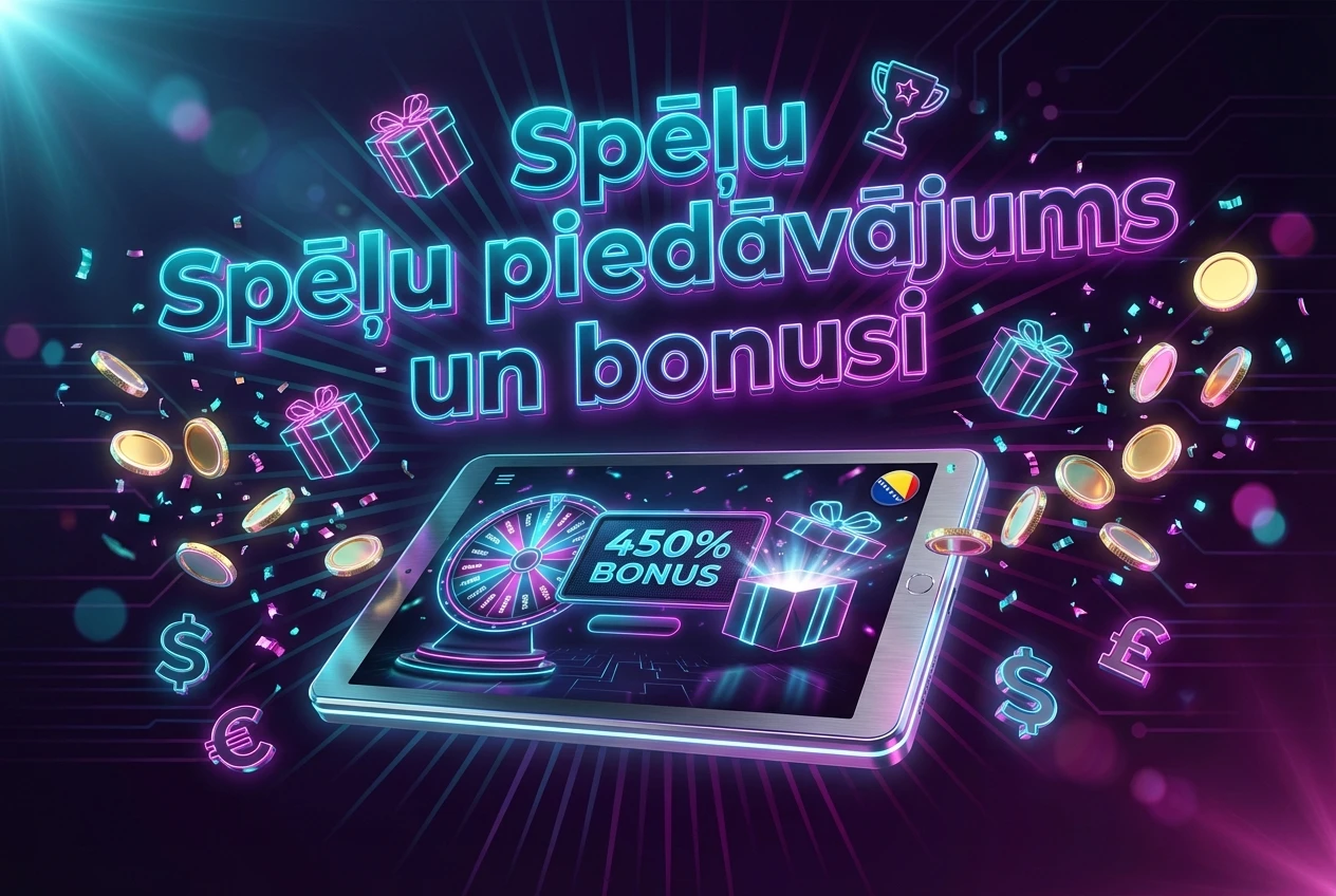 Spēļu piedāvājums un bonusi